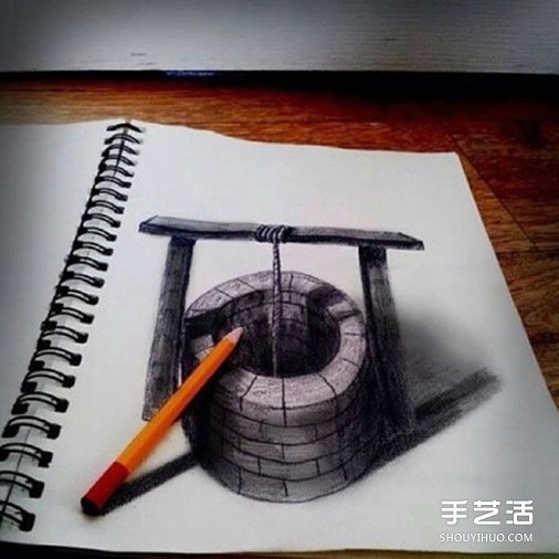 创意3D立体画作品图片 “跃然纸上”的画作  -  www.shouyihuo.com