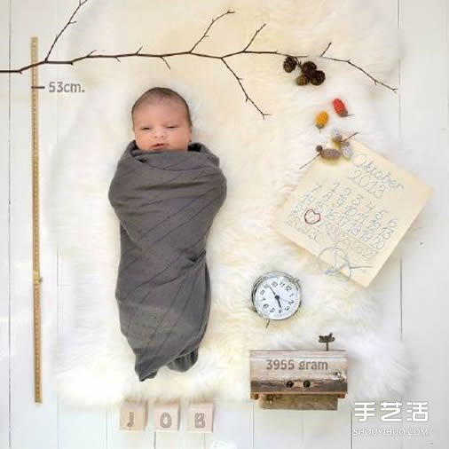 借助于日常生活小物的创意宝宝照片欣赏  -  www.shouyihuo.com