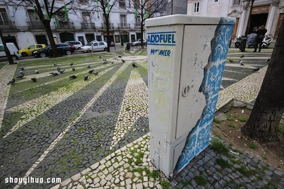 美化城市小角落 最具葡萄牙风味的电箱涂鸦 -  www.shouyihuo.com