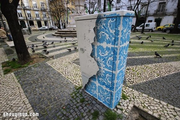 美化城市小角落 最具葡萄牙风味的电箱涂鸦 -  www.shouyihuo.com