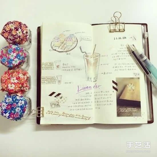 马来西亚女生做的旅行手账日记本 很有爱！ -  www.shouyihuo.com