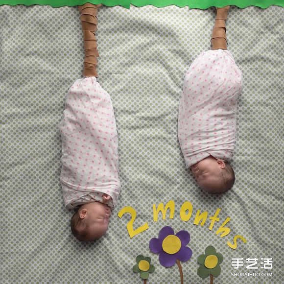 8 个月大的当红明星 早产孪生姐妹花摄影照片 -  www.shouyihuo.com