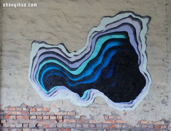街头艺术家 1010 街头错觉涂鸦艺术 -  www.shouyihuo.com